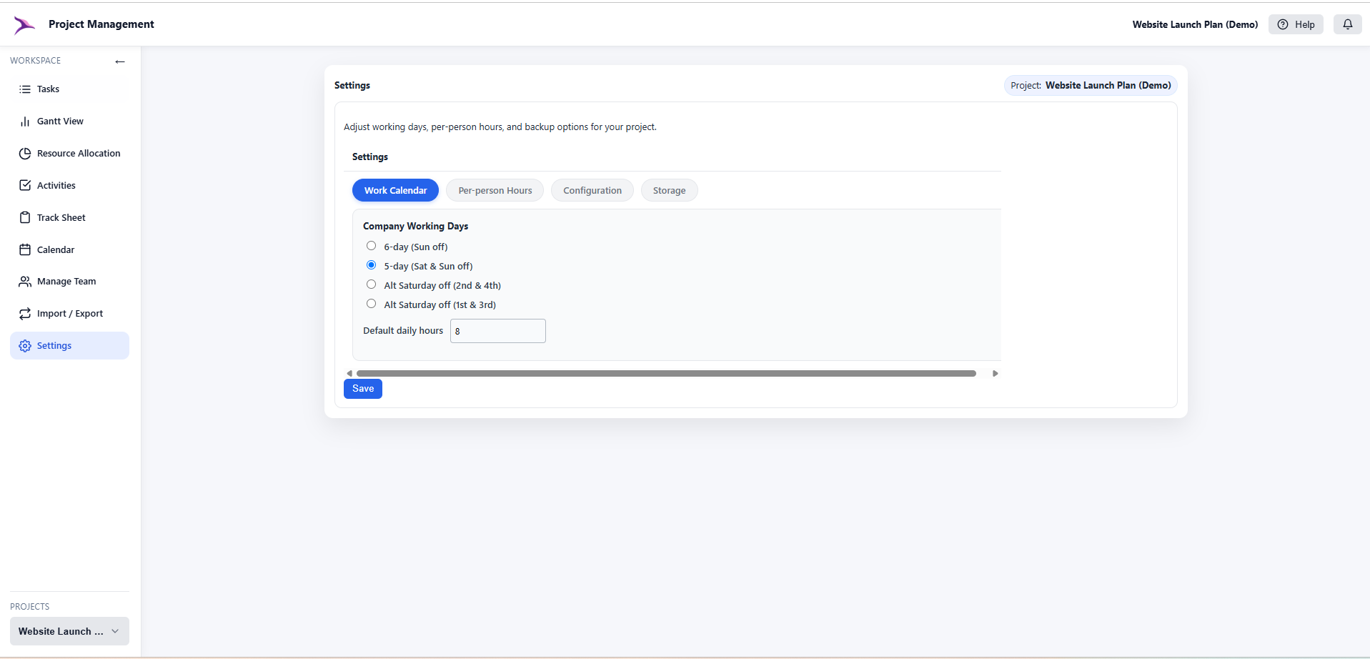 Project Management screenshot 8